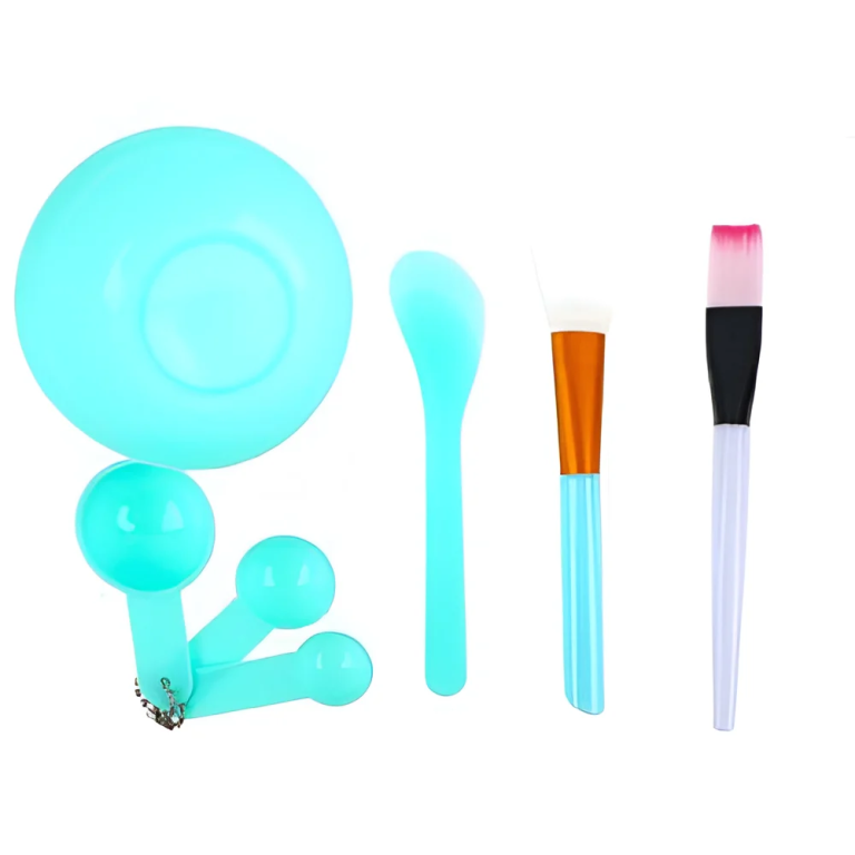 Σετ Μπολ Ανάμειξης Μάσκας Προσώπου 7 Τεμαχίων MQ-230510 Μπλε