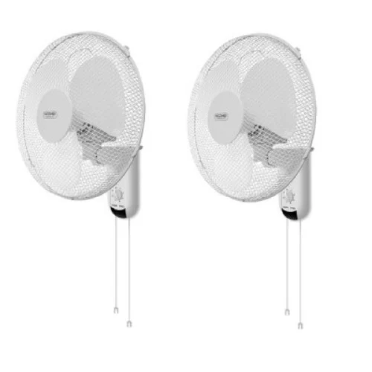 Σετ Επιτοίχιος Ανεμιστήρας 50W 2τμχ Ηoomei HM-8338-2P
