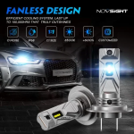 Σετ Λάμπες LED Novsight A500-N65-H7 6500K 50W 10000lm 2τμχ - Image 2