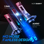 Σετ Λάμπες LED Novsight A500-N65-H7 6500K 50W 10000lm 2τμχ - Image 6