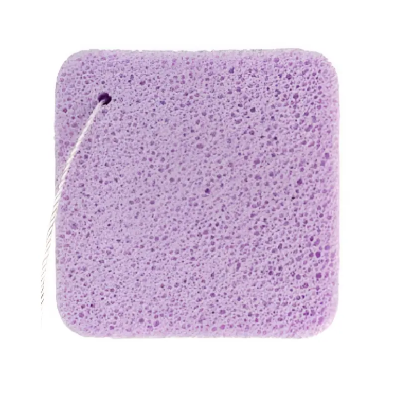 Σφουγγάρι Καθαρισμού Προσώπου 8cm με Κορδονάκι 84913 Μωβ