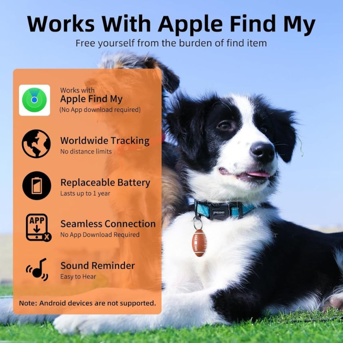 Smart Tag Συμβατή με Apple Find My – Για iPhone & iOS Συσκευές, Πράσινο