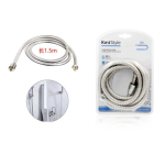 Σπιράλ Ντουζ Inox 150Cm Ασημί 9369140 - Image 2
