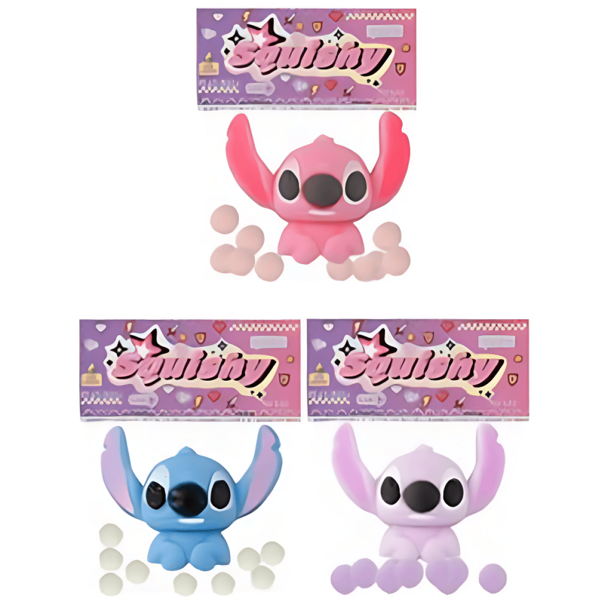 Squishy Παιχνίδι Anti-stress 86540 Stitch Μπλε