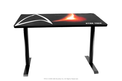 Arozzi Gaming γραφείο 114x72.5x72cm ARENA-LEGG-ST-BK Star Trek edition