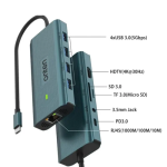 Σταθμός σύνδεσης 10 σε 1 USB-C – Docking Station πράσινο OTN-9591A - Image 2