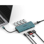 Σταθμός σύνδεσης 10 σε 1 USB-C – Docking Station πράσινο OTN-9591A - Image 3