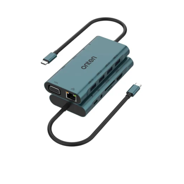 Σταθμός σύνδεσης 10 σε 1 USB-C – Docking Station πράσινο OTN-9591A