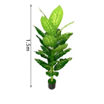 Τεχνητό διακοσμητικό φυτό 150cm SDS-25983 πράσινο - Image 2