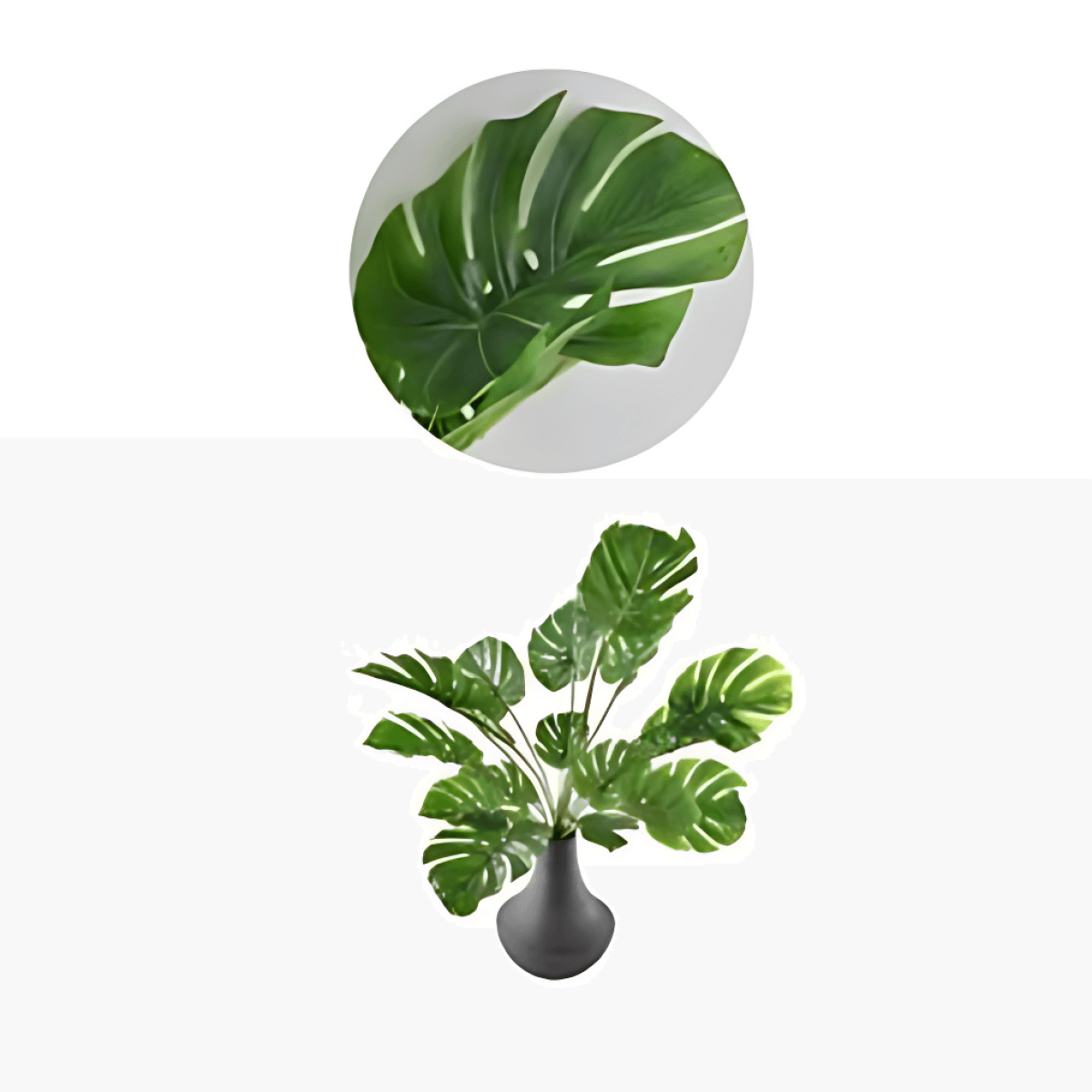 Τεχνητό Διακοσμητικό Κλαδί Monstera 73cm 80982