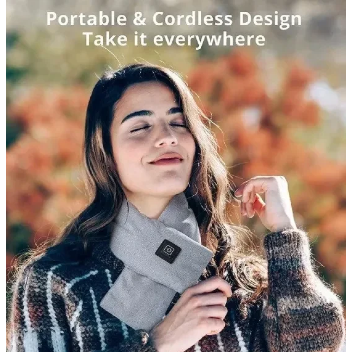 Θερμαινόμενο Κασκόλ Fleece με USB για Άνεση και Χαλάρωση - Image 6