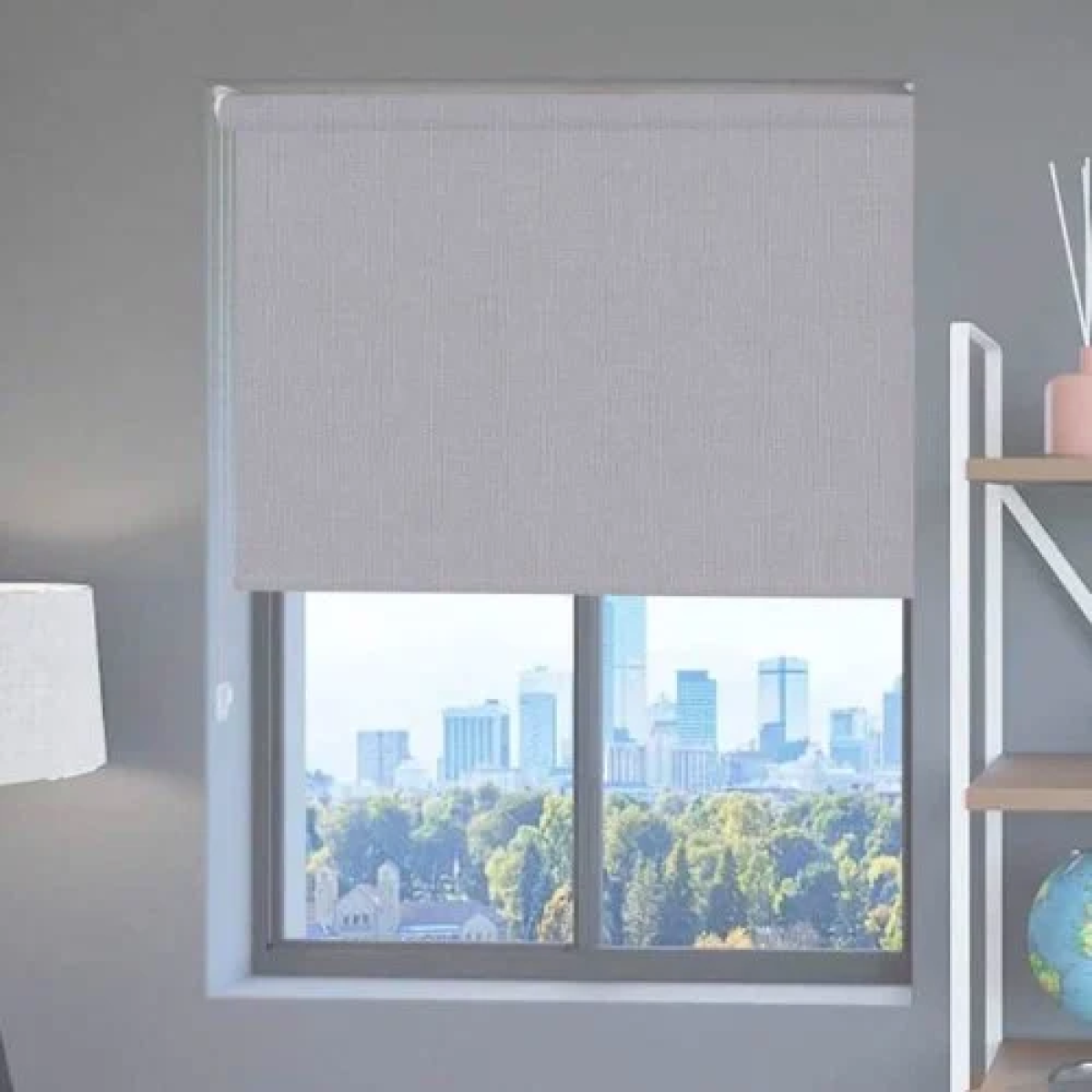 Tpster Ρόλερ Σκίασης Μερικής Συσκότισης 60x180cm Γκρι 23767