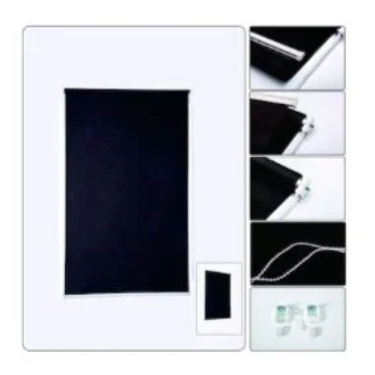 Tpster Ρόλερ Σκίασης Μερικής Συσκότισης 60x180cm Μαύρο 23771