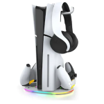 Βάση RGB για κονσόλα παιχνιδιών PS5 Ipega PG-P5S045H λευκό - Image 3