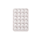Βεντούζα σιλικόνης για στήριξη κινητού τηλεφώνου - λευκό