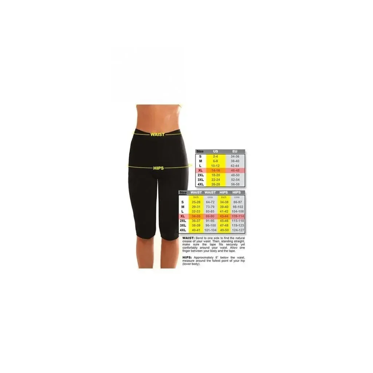 Έξυπνη Αθλητική Βερμούδα Εφίδρωσης Leggings με Επίδραση Σάουνας για Αδυνάτισμα - Aria Trade - Image 4