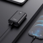 Hoco Q3 Mayflower Power Bank 10000mAh με USB-A & USB-C QC 3.0 – Μαύρο
