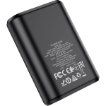 Hoco Q3 Mayflower Power Bank 10000mAh με USB-A & USB-C QC 3.0 – Μαύρο