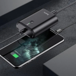 Hoco Q3 Mayflower Power Bank 10000mAh με USB-A & USB-C QC 3.0 – Μαύρο