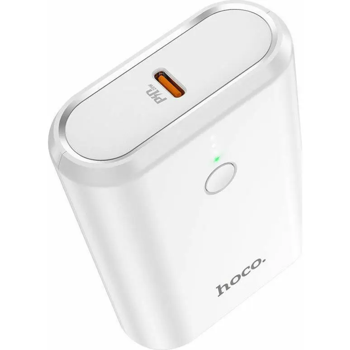 Hoco Q3 Mayflower Power Bank 10000mAh με USB-A & USB-C QC 3.0 – Λευκό