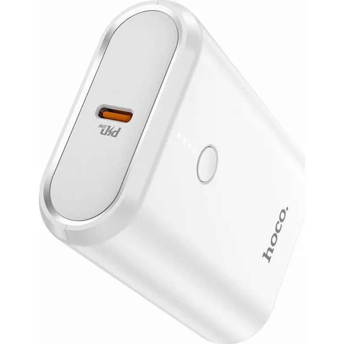 Hoco Q3 Mayflower Power Bank 10000mAh με USB-A & USB-C QC 3.0 – Λευκό