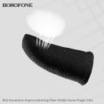Borofone BG1 Superconducting Fiber Finger Sleeves 2 τεμάχια – Μαύρο Χρώμα