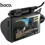Hoco DI07 Dual Κάμερα DVR Αυτοκινήτου με Κλιπ για Παρμπρίζ – Μαύρη