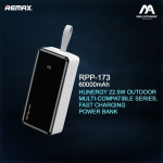 Remax RPP-173 Power Bank 60000mAh 22.5W Fast Charging Λευκό