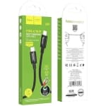 Hoco X89 Wind Καλώδιο Φόρτισης USB-C σε Lightning 1m – 20W PD – Μαύρο