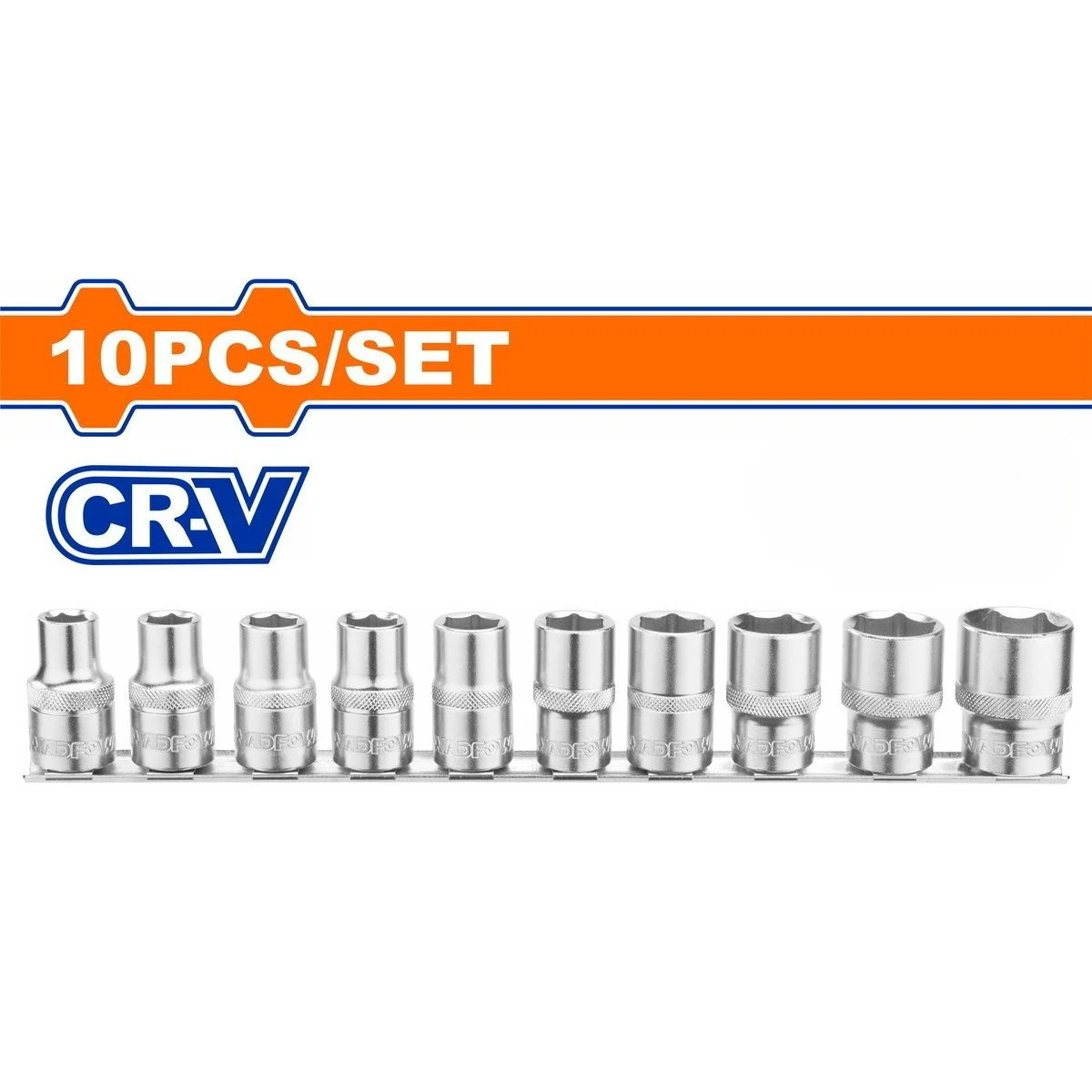 Liyset Σετ Καρυδάκια 1/4″ 10τμχ – 14656