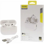 Pavareal P5 In-Ear Bluetooth Ακουστικά με Θήκη Φόρτισης – Λευκά