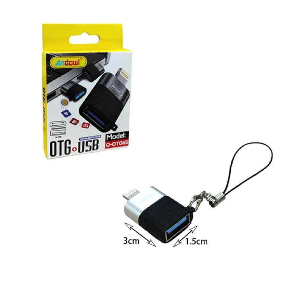 Andowl Q-OTG65 Μετατροπέας Lightning (Male) σε USB-A (Female)
