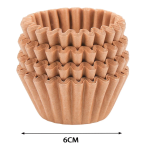 Tpster Καραμελόχαρτα για Cupcakes Χάρτινα – 6cm – 100 Τεμάχια (38287)