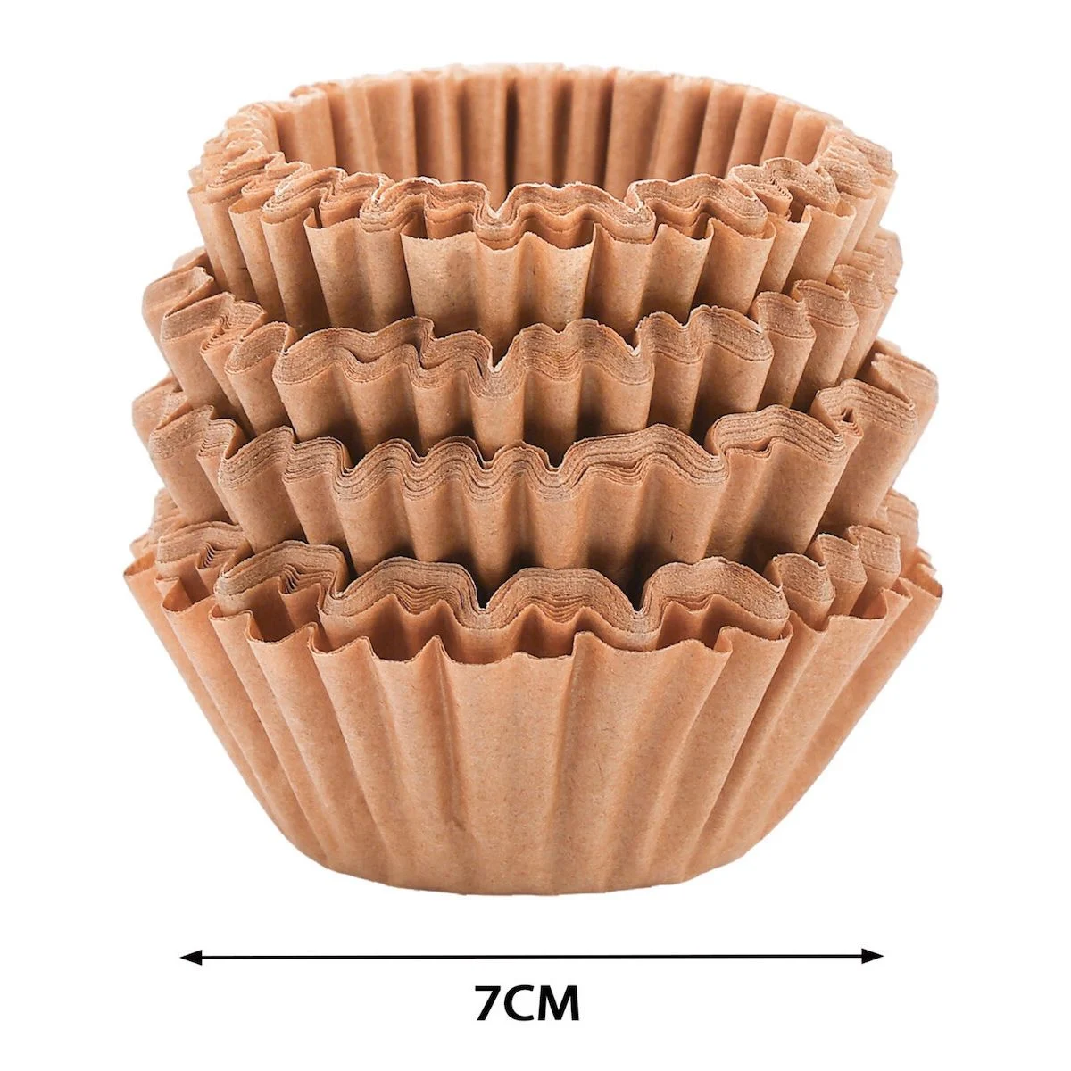 Tpster Καραμελόχαρτα για Cupcakes Χάρτινα – 7cm – 100 Τεμάχια (38288)