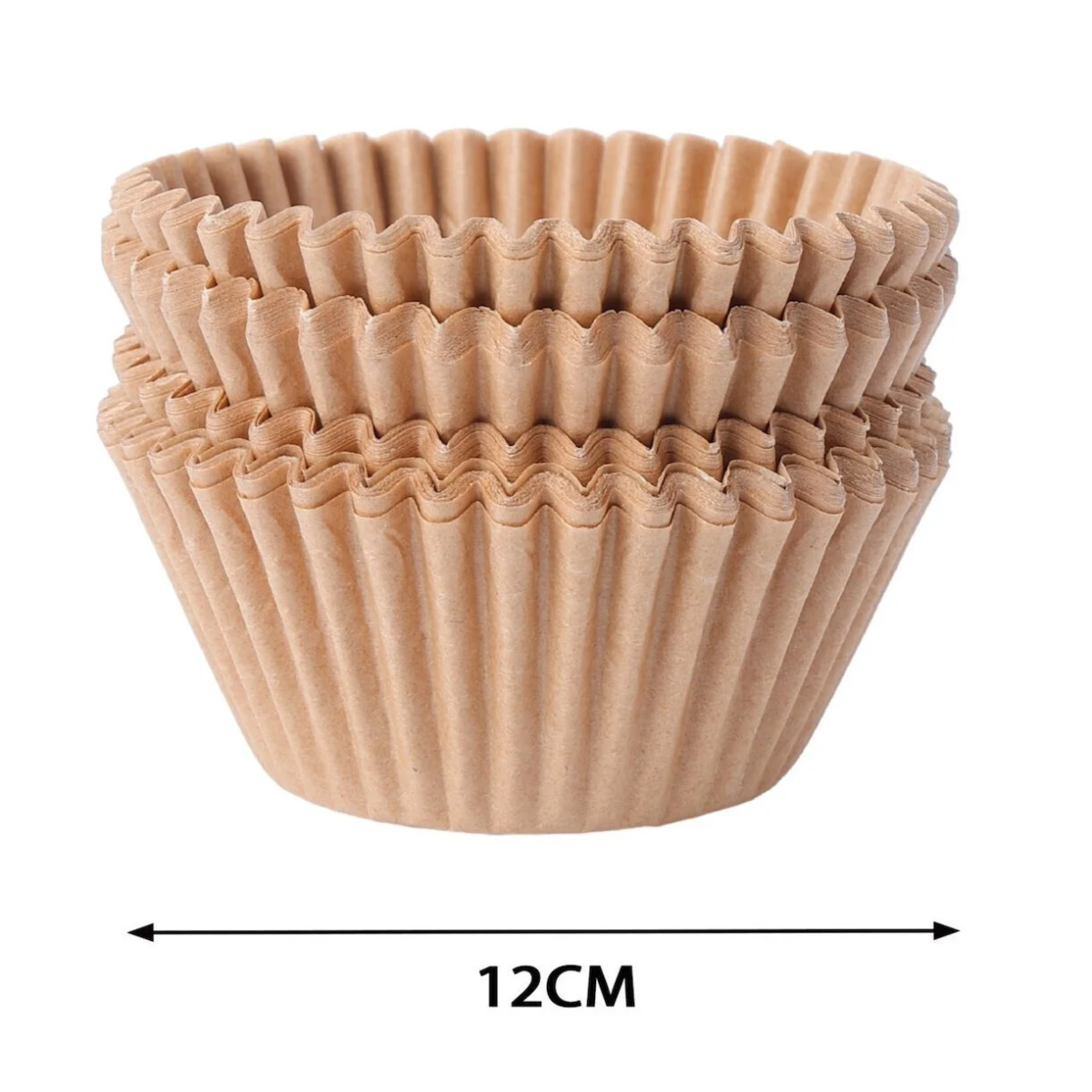 Tpster Καραμελόχαρτα για Cupcakes Χάρτινα – 12cm – 100 Τεμάχια (38293) - Image 3