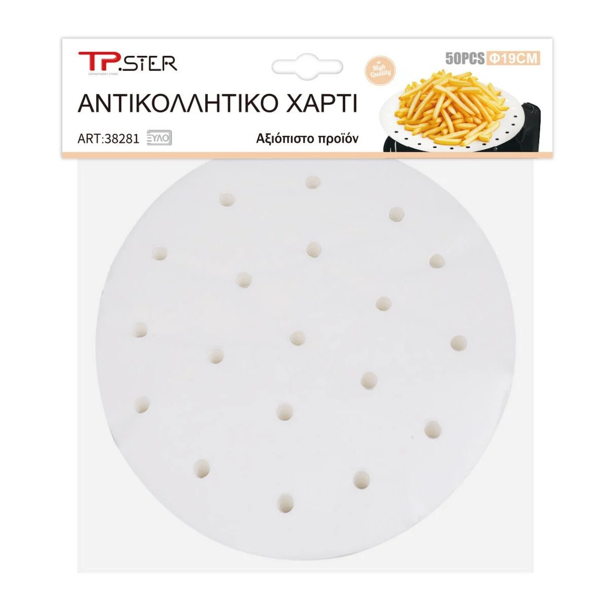 Tpster Αντικολλητικό Χαρτί 19cm 50τμχ 38281