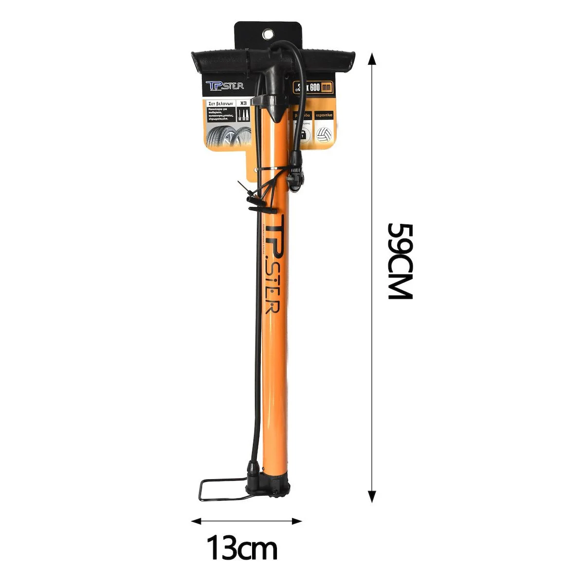 Tpster Τρόμπα Αέρος Χειροκίνητη 59cm – Μαύρο 37967