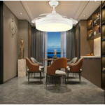 Rixme RZ.FL-200W Ανεμιστήρας Οροφής με LED Φως & Τηλεχειριστήριο – Λευκός