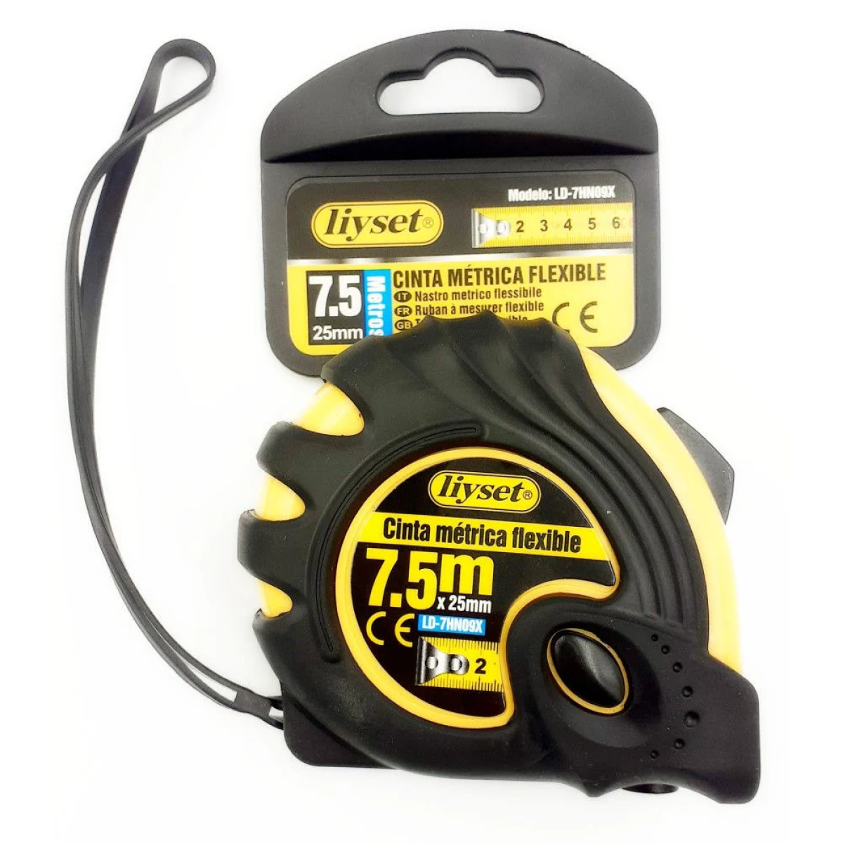 Liyset Μετροταινία 7,5m x 25mm με Αυτόματη Επαναφορά 2205234