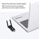 USB WiFi Adapter – Ασύρματος Αντάπτορας Διπλής Μπάντας 1300Mbps με Κεραία 5dBi & Υποδοχή USB 3.0