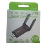USB WiFi Adapter – Ασύρματος Αντάπτορας Διπλής Μπάντας 1300Mbps με Κεραία 5dBi & Υποδοχή USB 3.0