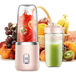 Μπλέντερ Smoothies Arrango AR48887 – 0.3L, 40W, Επαναφορτιζόμενο, Δύο Δοχεία - Ροζ
