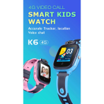 Smartwatch K6H Παιδικό Ρολόι Τηλέφωνο 4G με GPS, Κάμερα & Αδιάβροχη Προστασία IP67 Μπλέ