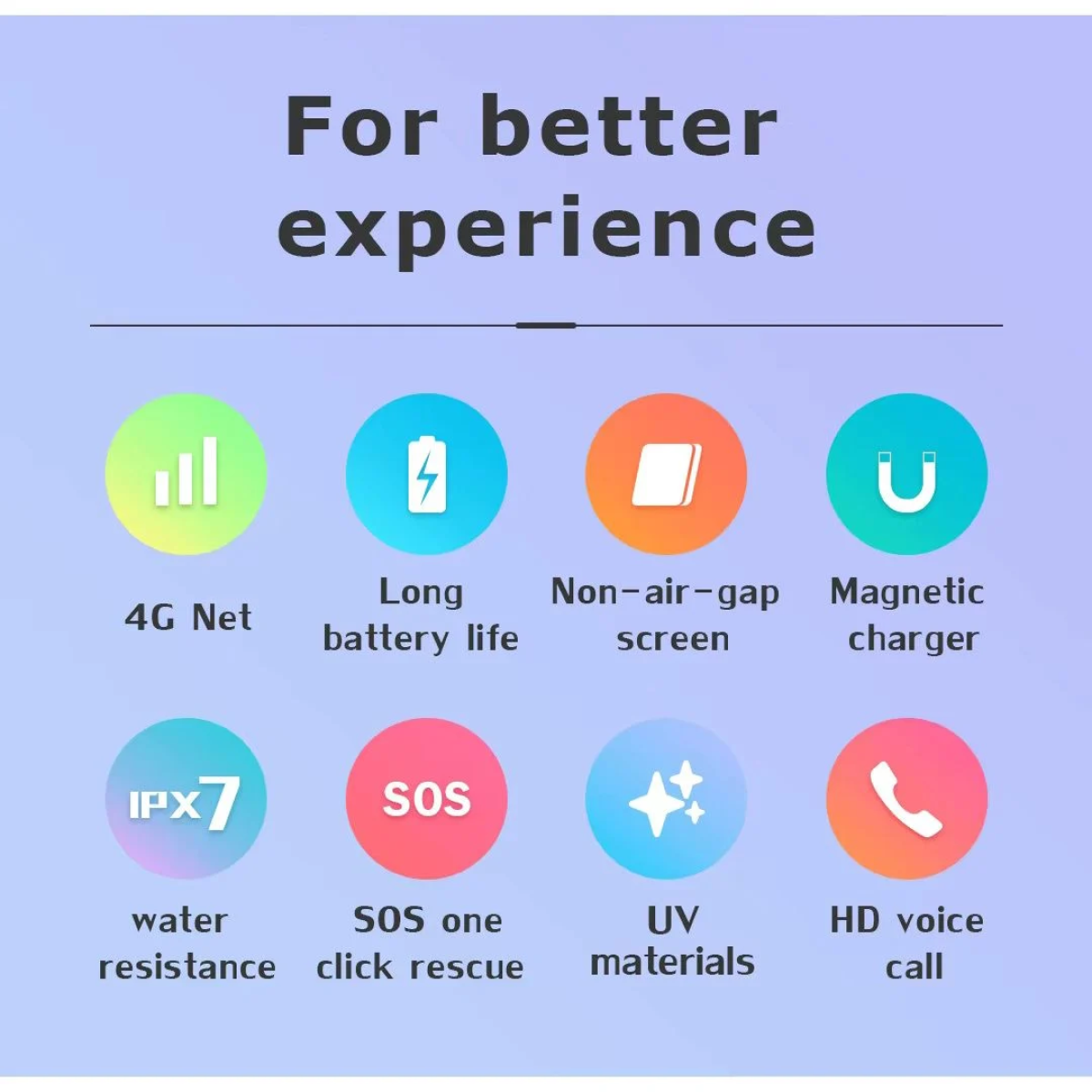 Smartwatch K6H Παιδικό Ρολόι Τηλέφωνο 4G με GPS, Κάμερα & Αδιάβροχη Προστασία IP67 Μπλέ