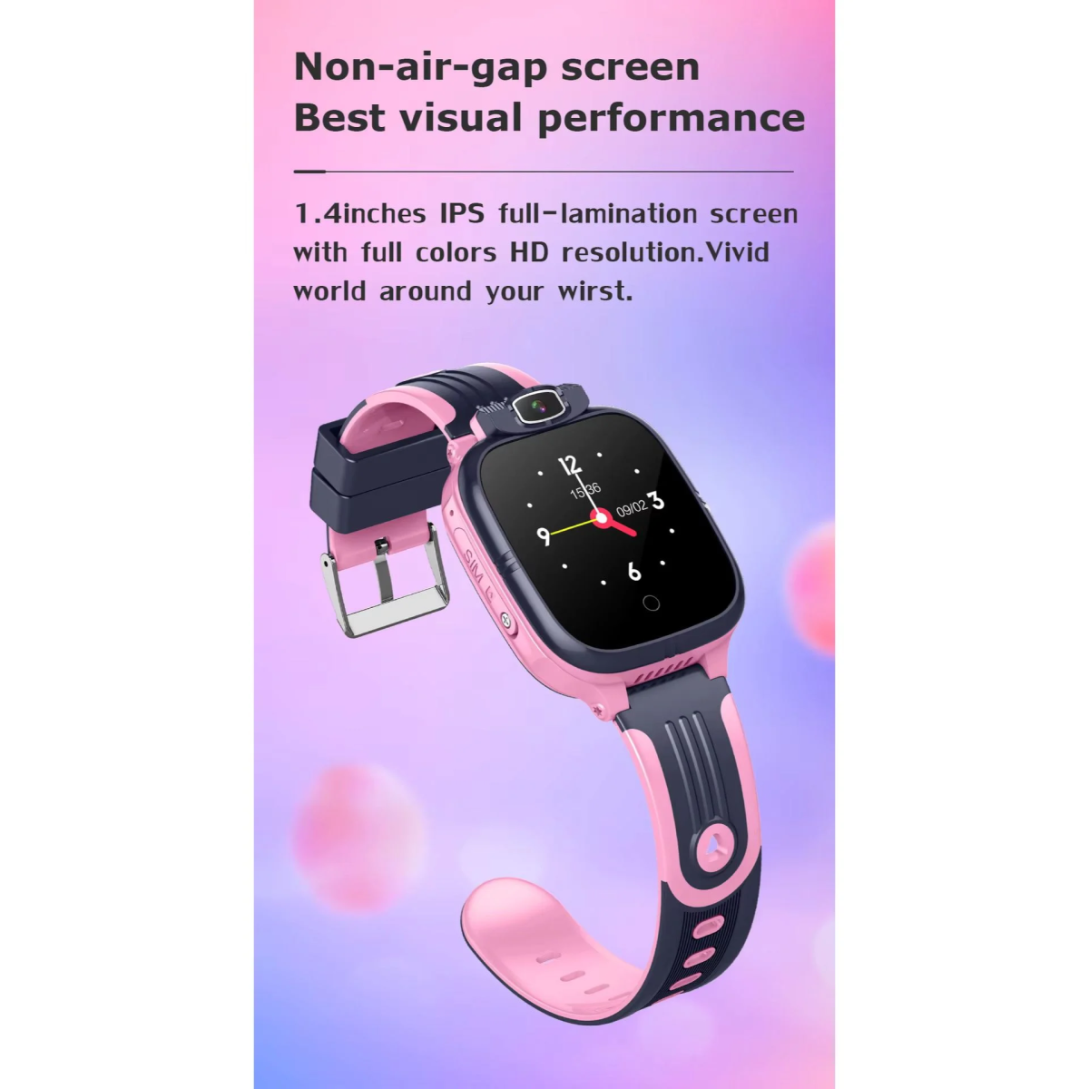 Smartwatch K6H Παιδικό Ρολόι Τηλέφωνο 4G με GPS, Κάμερα & Αδιάβροχη Προστασία IP67 Μπλέ