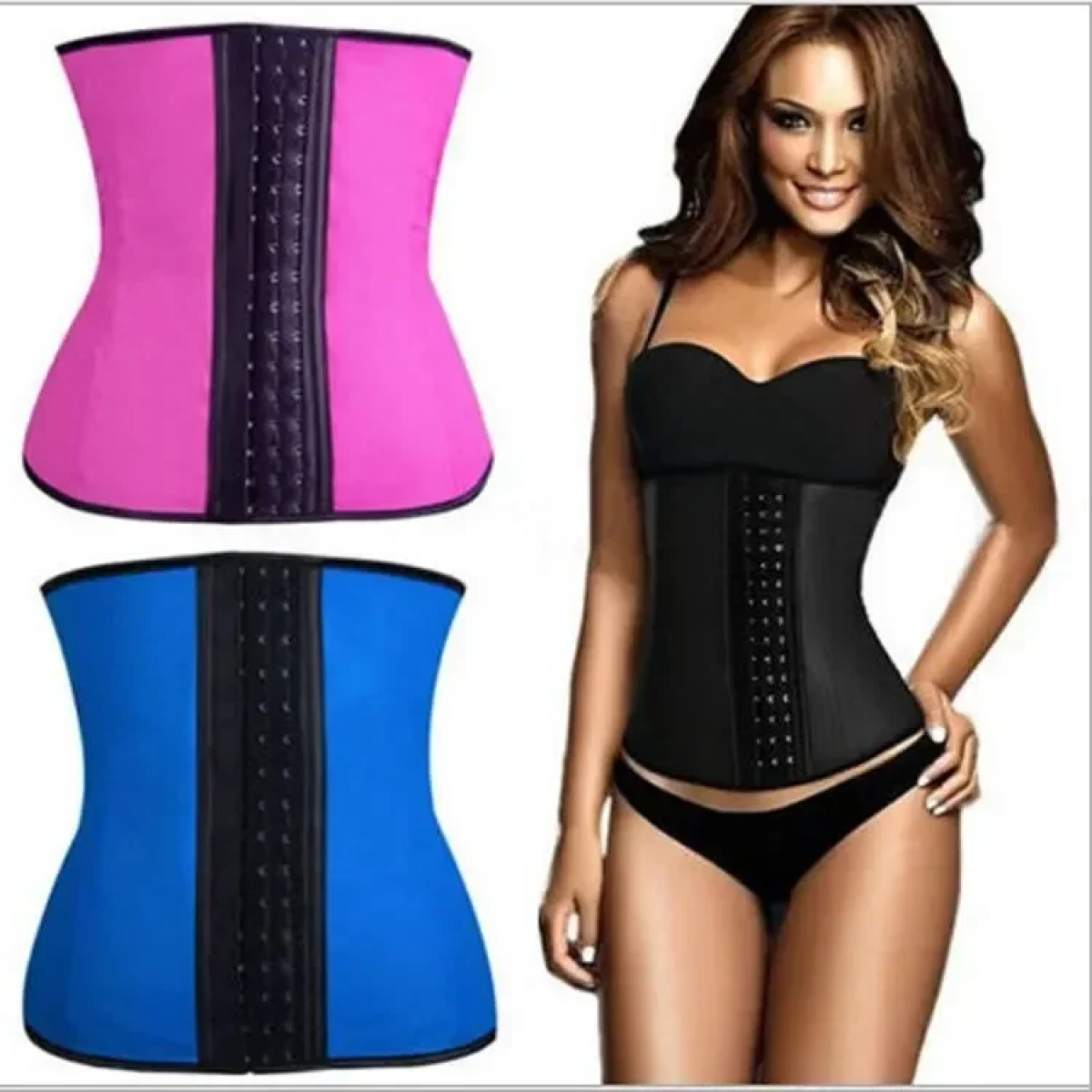 Slimming Sculpting Clothes – Κορσές για Τέλειο Σχήμα S/M, σε μπλε χρώμα - Image 4