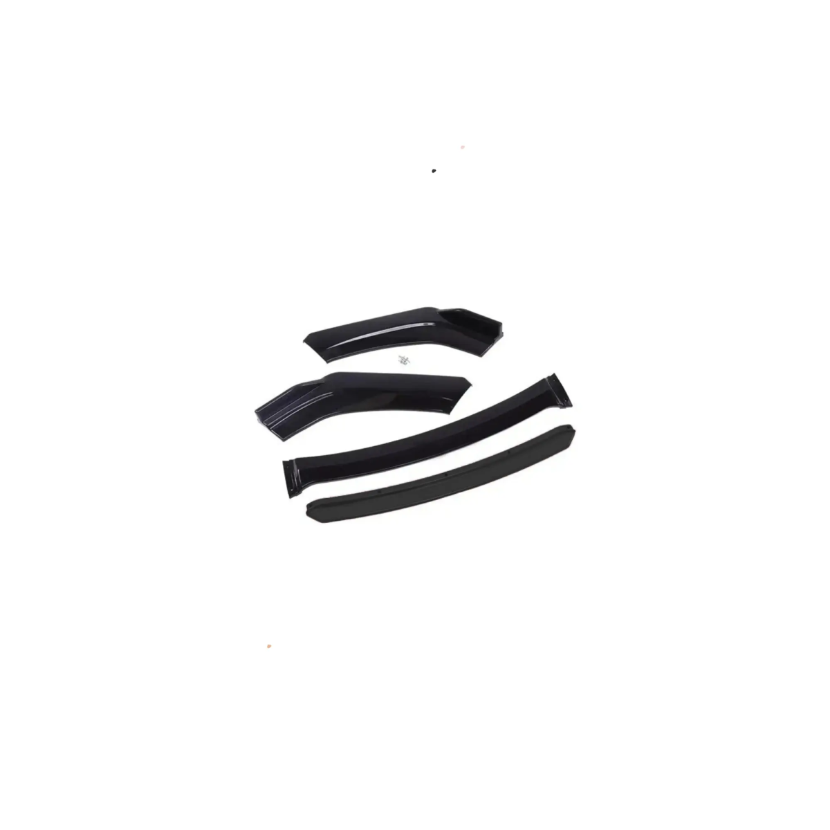 Universal Front Lip – ΕΕμπρόσθια Αεροτομή Αυτοκινήτου 4 Τεμαχίων HW-0051 – Μαύρο