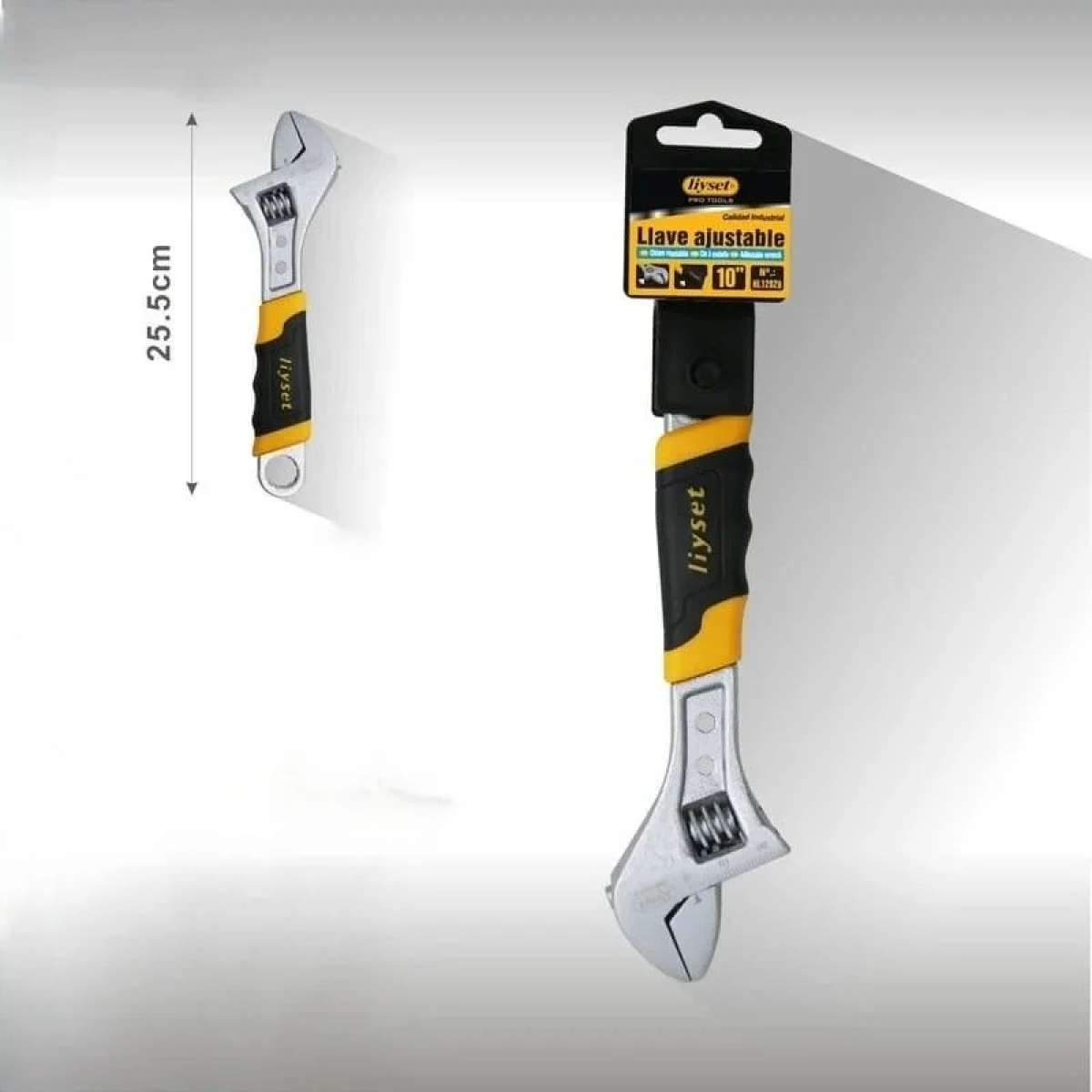 Γαλλικό Κλειδί Liyset 10” (25,5cm) με Μόνωση & Ρυθμιζόμενο Άνοιγμα - 212829