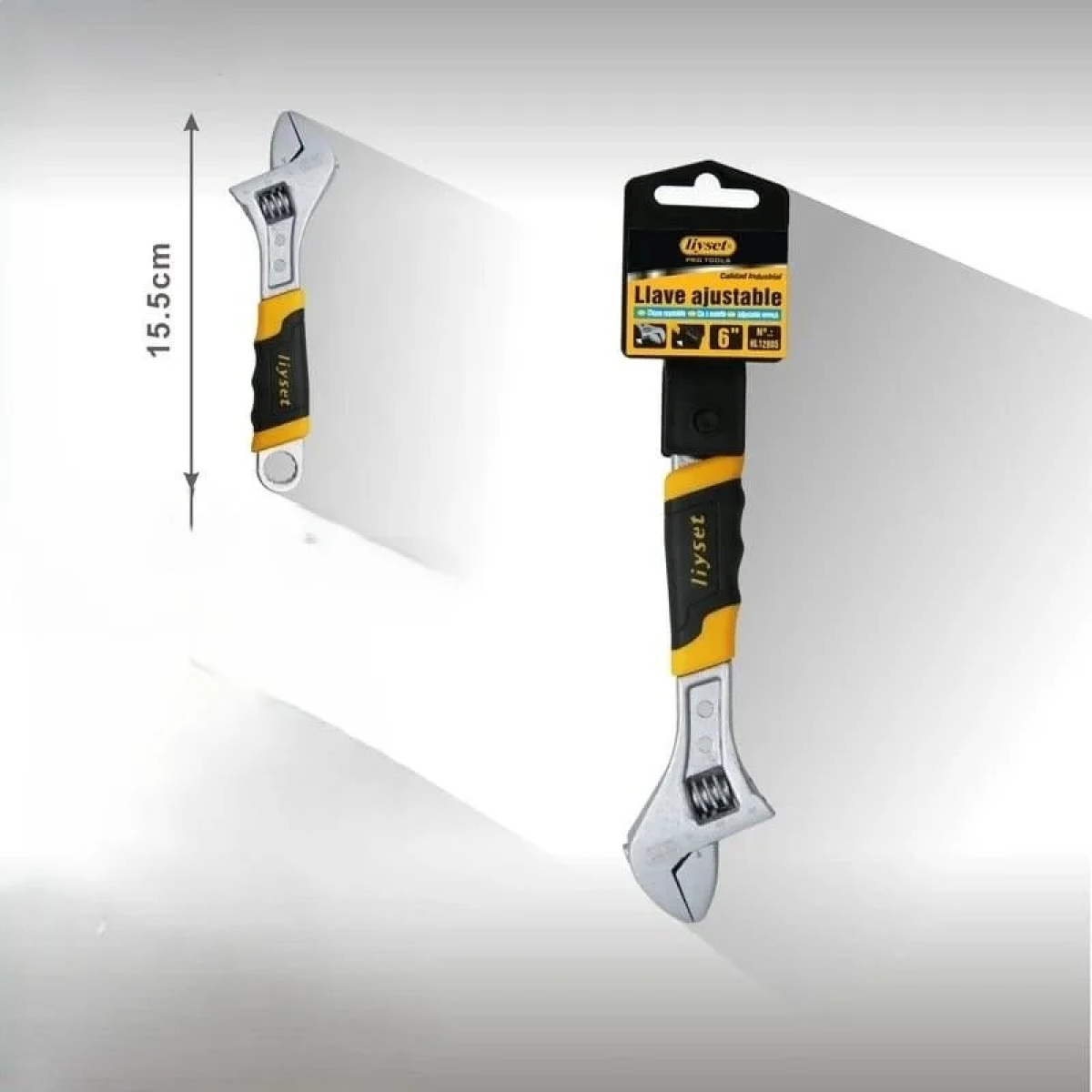 Γαλλικό Κλειδί Liyset 6” (15,5cm) με Μόνωση & Ρυθμιζόμενο Άνοιγμα - 212805