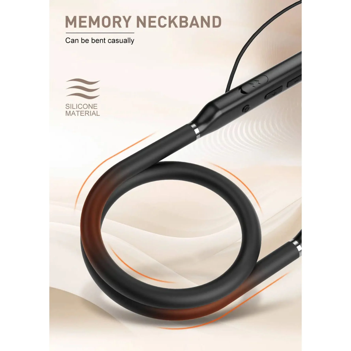 Ldnio N02 Wireless Stereo Bluetooth Headset – Neckband Design - Μαύρο